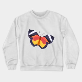 MINIMALISTIC POLYGON BUTTERFLY Crewneck Sweatshirt